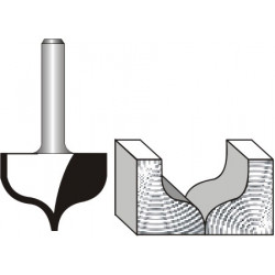 PANEL MOULD POINT CUTTING OGEE 27MM X 20MM RADIUS 7.5MM 1/4```` SHANK