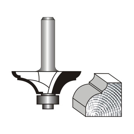 FRENCH TRADITIONAL TABLE EDGE  1 1/2```` X 5/8```` 1/4```` SHANK