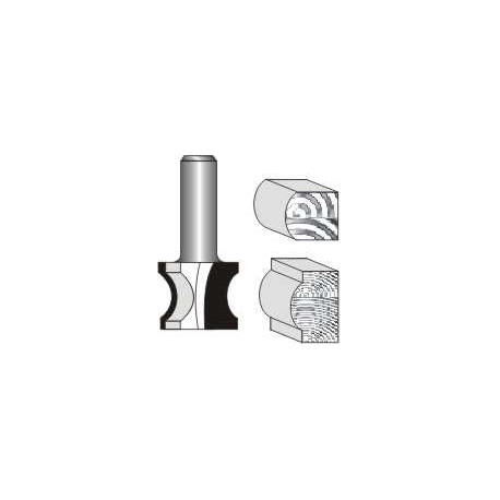 EXTERNAL BULL NOSE 24MM X 5/8```` HALF RADIUS 1/4```` SHANK