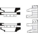 REVERSIBLE COMBINATION STYLE and RAIL SHAPER CUTTER DIAMETER 2 1/2````