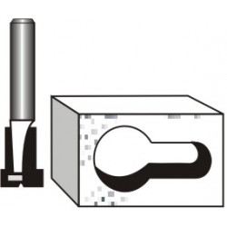 KEYHOLE BIT 3/8```` X 1/8```` 1/4```` SHANK