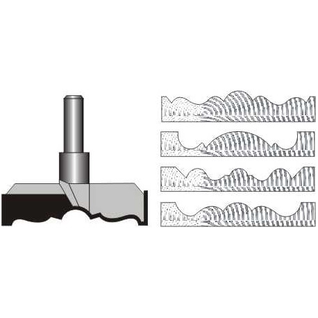 ROSETTE BIT 54MM (2 1/8````CUTTING DIAMETER) 1/2```` SHANK