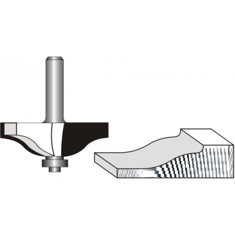 PANEL RAISE OGEE 1/2````SH 70DIA.