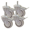 KREG 3```` DUAL LOCKING CASTER SET (SET OF 4)