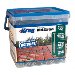 KREG PROTEC-KOTE DECK SCREWS 2```` 8 COARSE PAN HEAD 700CT