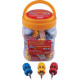 SCREWDRIVER SET 6 IN 1 STUBBY X30 PER JAR