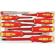 SCREWDRIVER and TESTER SET 8PC ELECTRICIANS INSULATED VDE