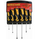 SCREW DRIVER SET 6 PCE WITH WALL MOUNTABLE RACK PH SL