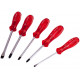 SCREW DRIVER SET PVC 5PC SL 3/5/6.5 MM and PH1/2