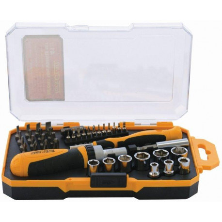 SCREWDRIVER RATCHET SET 41PC