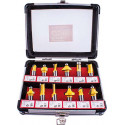 ROUTER BIT SET 12PCE 1/2````SHANK