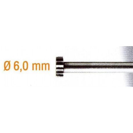 STEEL MILLING CUTTER 6MM.WHEEL.SH.3MM