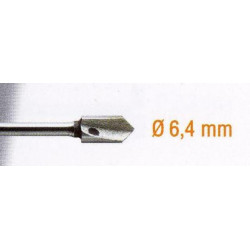 HSS ROUTER BIT 6.4MM. V GROV.SH3MM