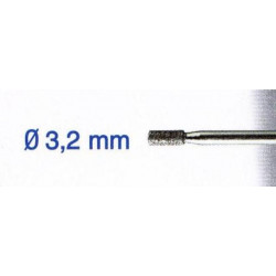 DIAMOND BIT 3.2MM. CYL. SH 3MM