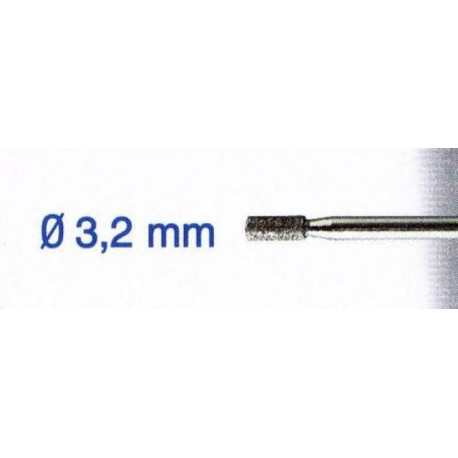 DIAMOND BIT 3.2MM. CYL. SH 3MM