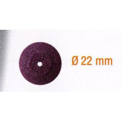 LENTICULAR GRINDING STONES.RUBY ABV.22MM.2PCS