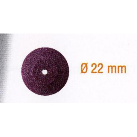 LENTICULAR GRINDING STONES.RUBY ABV.22MM.2PCS