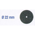 WHEEL GRINDING STONES.SILICON CARBIDE.22MM.2PCS