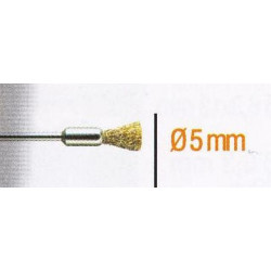 BRASS END WIRE BRUSHES 5MM.SH 2.35MM