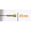 BRASS END WIRE BRUSHES 5MM.SH 2.35MM