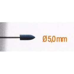 RUBBER POLISHING POINT 5MM.BULLET.SH3MM