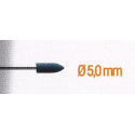 RUBBER POLISHING POINT 5MM.BULLET.SH3MM