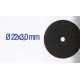 RUBBER POLISHING DISCS 22X3MM. 2PCS