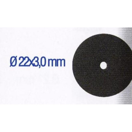 RUBBER POLISHING DISCS 22X3MM. 2PCS