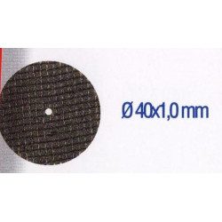 REINFORCED CUT OFF DISCS 40X1MM.5PCS