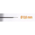 REINF.HSS TWIST DRILL BIT 0.6MM. SH2.35MM