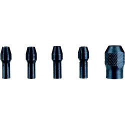 COLLET SET 4PC + NUT DREMEL