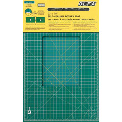 OLFA MAT SET 900 X 600MM X 2 INCL 2 JOINING CLIPS FOR ROTARY CUTTERS