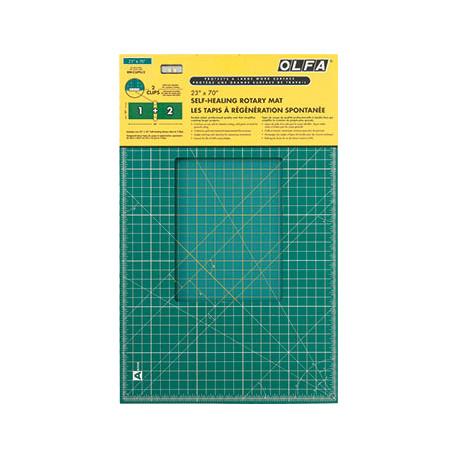 OLFA MAT SET 900 X 600MM X 2 INCL 2 JOINING CLIPS FOR ROTARY CUTTERS