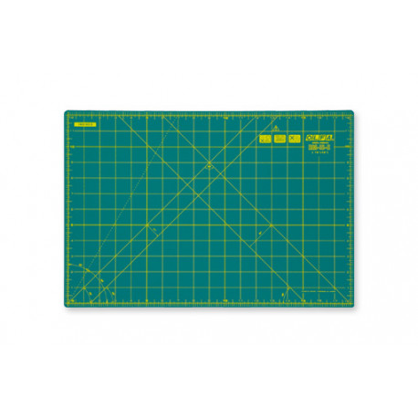 OLFA MAT ROTARY 450 X 300MM METRIC and INCH DOUBLE SIDED