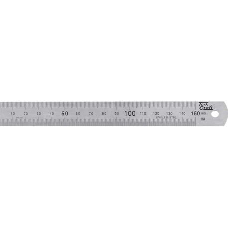 STAINLESS STEEL RULER 150 X 19 X 0.8MM