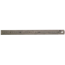 STAINLESS STEEL RULER 300 X 25 X 1.0MM