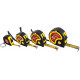 MEASURING TAPE SET 4PC  ME06316 ME06519 ME0625 1M 3M 5M and 8M