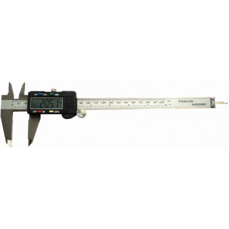 VERNIER DIGITAL 4 KEY 200MM 0.01MM ACC. ABS FUNC. METRIC / INCH