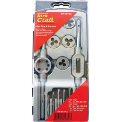 12PC WS TAP and DIE SET - PLASTIC CASE