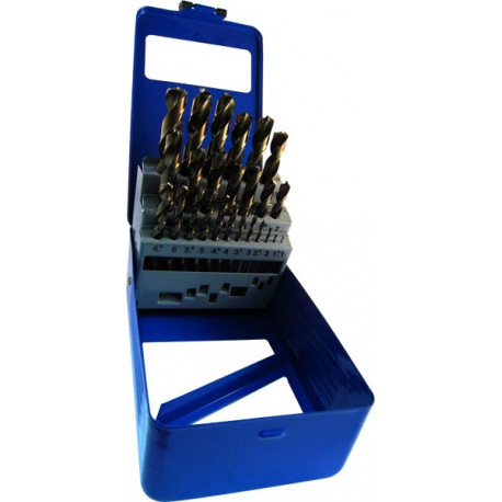 DRILL BIT SET 25PCS 1-13MM X 0.5 MM TURBO POINT