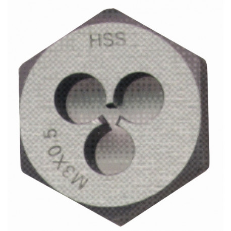 DIE HSS HEX 3X0.50MM 1````1/CASE