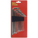 TORX KEY SET 10PC T9-T50  CR-V CARDED