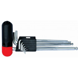 9PCE BALL POINT ALLEN KEY SET WITH INTERCHANGEABLE HANDLE