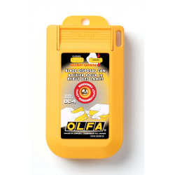 OLFA BLADE DISPOSAL CASE WITH PUSH-OPEN LID