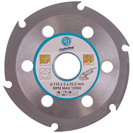 BLADE 6 TEETH 115MM FOR WOOD ON ANGLE GRINDER