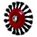 TW.WIRE CON. WHEEL BRUSH 100MM