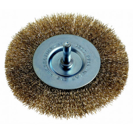 WIRE WHEEL BRUSH 75MM DBL.THIC