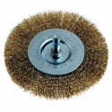 WIRE WHEEL BRUSH 75MM DBL.THIC