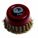 WIRE CUP BRUSH KNOTTED 65MM14M