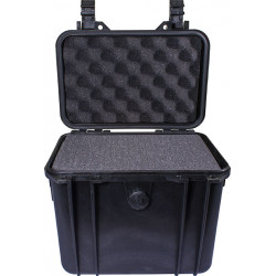 HARD CASE 300X230X270MM OD WITH FOAM BLACK WATER and DUST PROOF (261722)